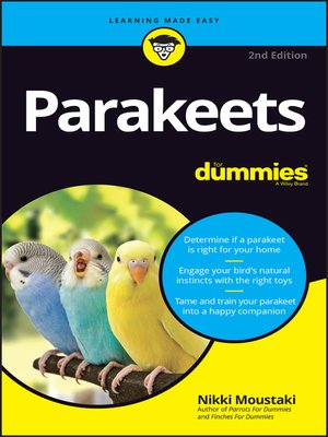 cover image of Parakeets For Dummies